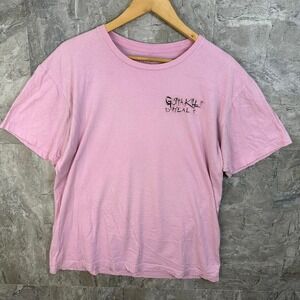 Pink "Gotta Kill It‎ To Heal It" T-shirt  Woman's Size Large #punkrock